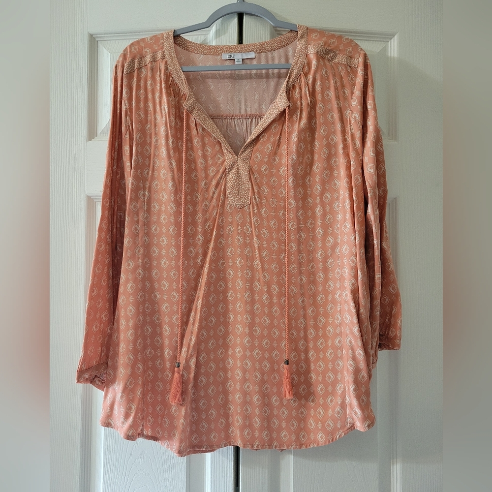 Light orange blouse